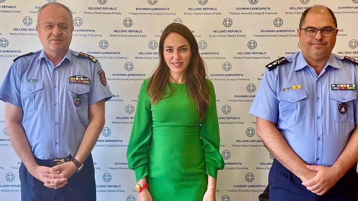 Υπουργός Κοινωνικής Συνοχής και Οικογένειας Δόμνα Μιχαηλίδου