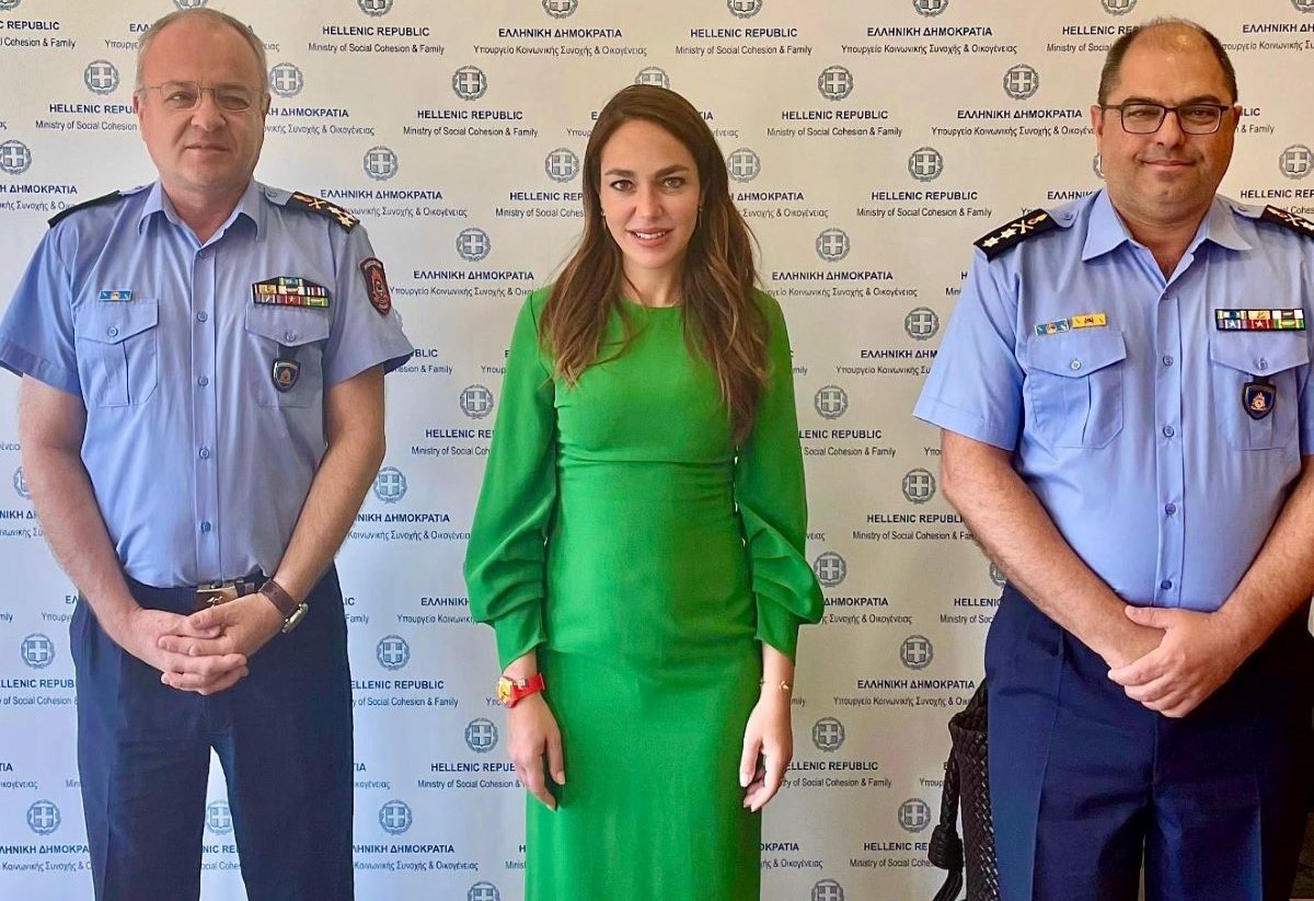 Υπουργός Κοινωνικής Συνοχής και Οικογένειας Δόμνα Μιχαηλίδου