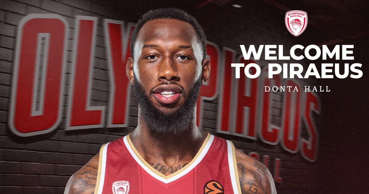 Olympiacos announced the acquisition of Donda Hall