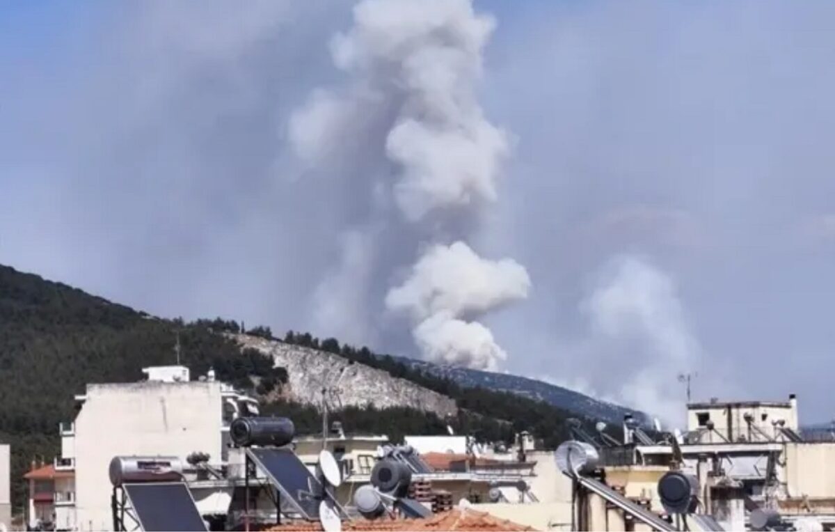 Φωτιά στη Δράμα
