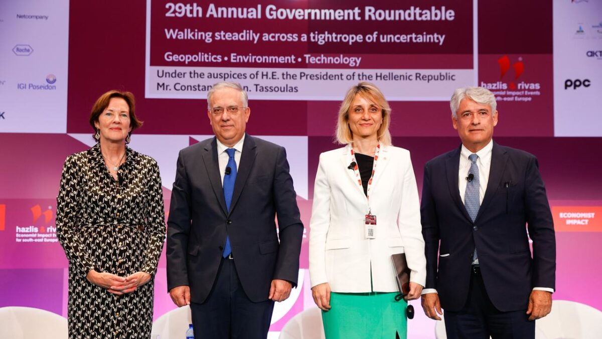 Ο Τάκης Θεοδωρικάκος στο 29ο Economist Roundtable