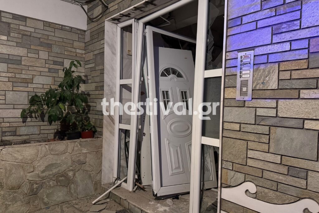 έκρηξη σε πολυκατοικία στη Θεσσαλονίκη