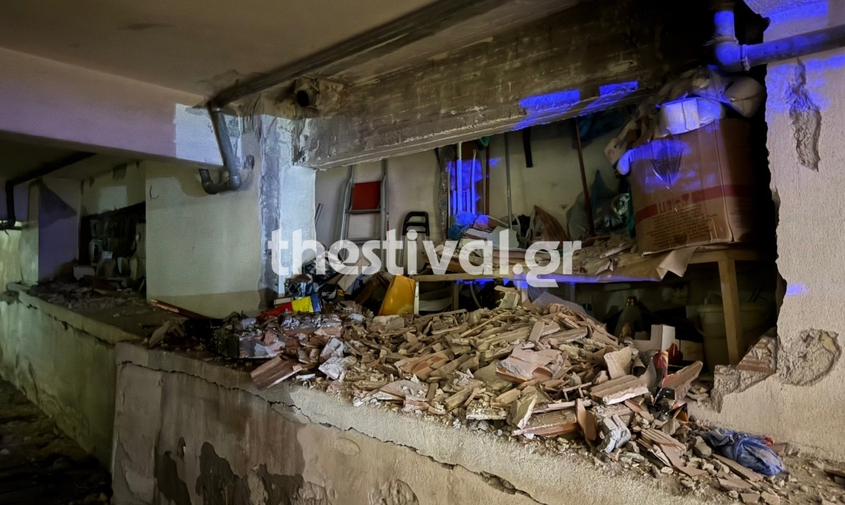 έκρηξη σε πολυκατοικία στη Θεσσαλονίκη