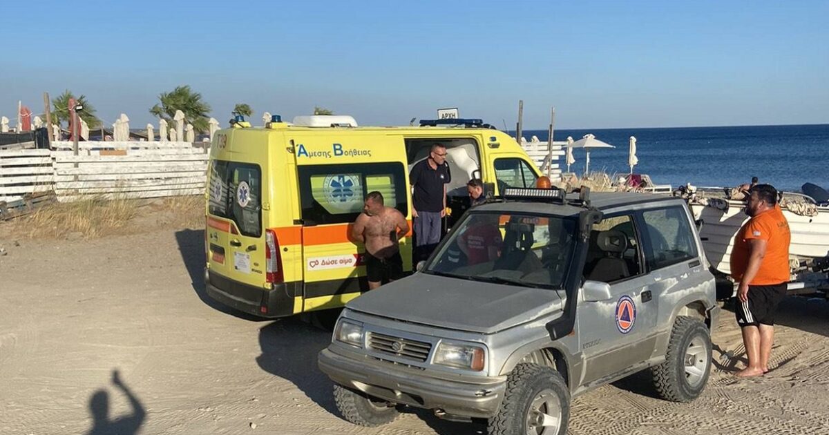 Thessaloniki: A father with his 10 -year -old daughter was seduced by waves in Epanomi