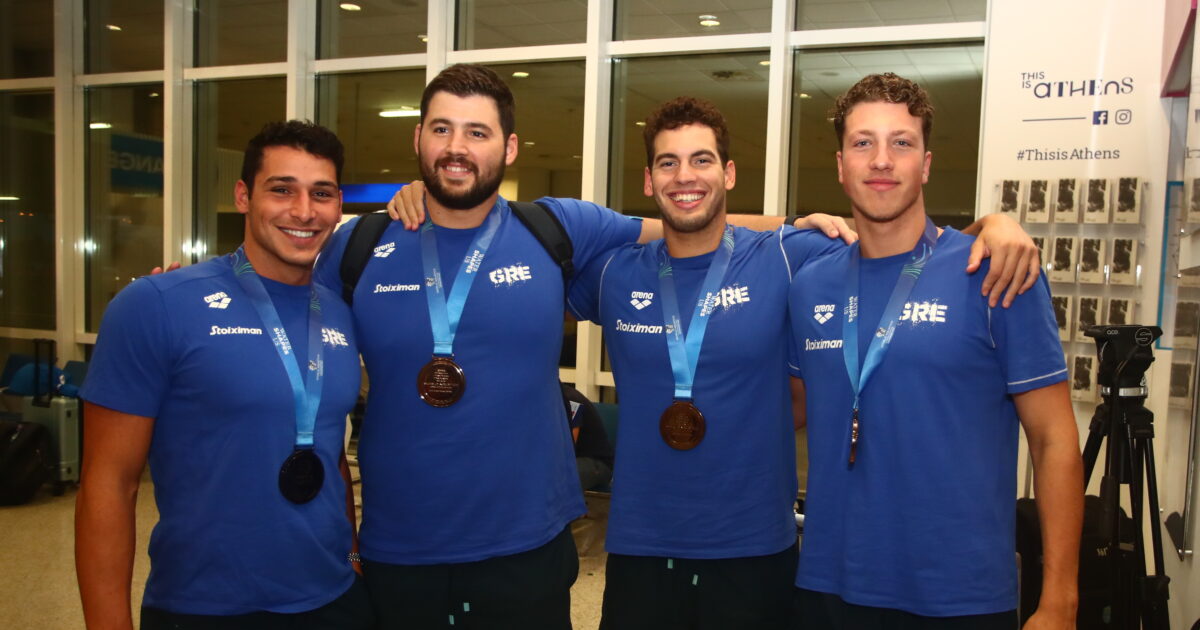 The Men’s National Pole returned to Greece with the bronze medal at the World Championship