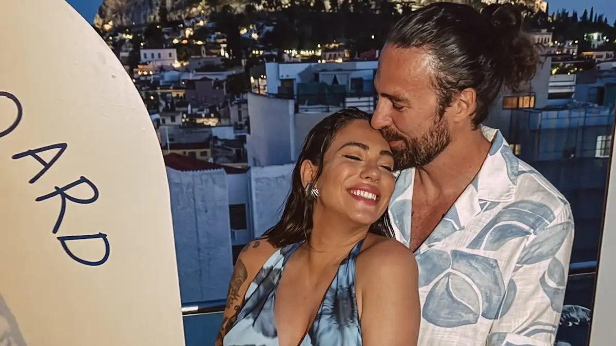 Η Ευρυδίκη Βαλαβάνη και ο σύντροφός της, Γρηγόρης Μόργκαν