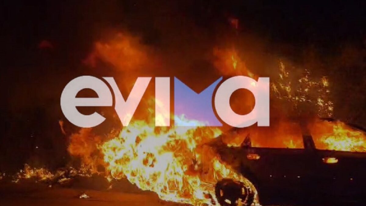 Φωτιά σε αυτοκίνητο στην Εύβοια
