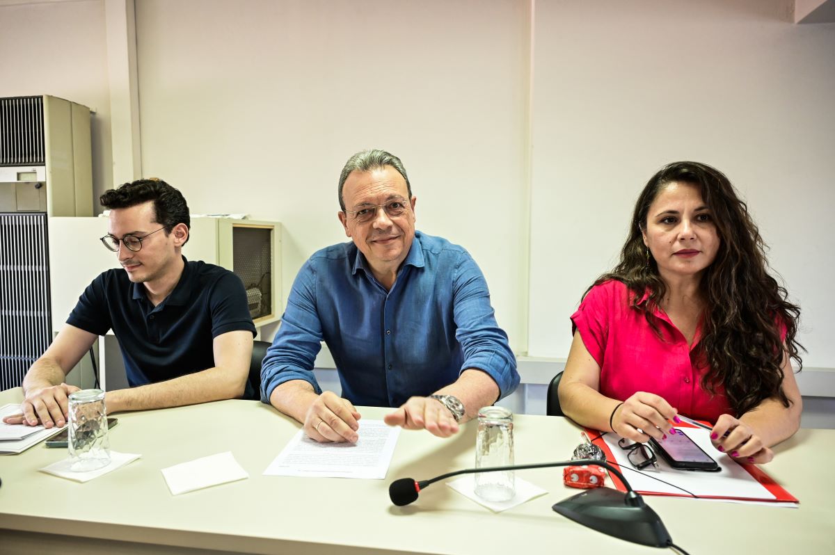 Ο Σωκράτης Φάμελλος στη συνεδρίαση της νέας Πολιτικής Γραμματείας του ΣΥΡΙΖΑ