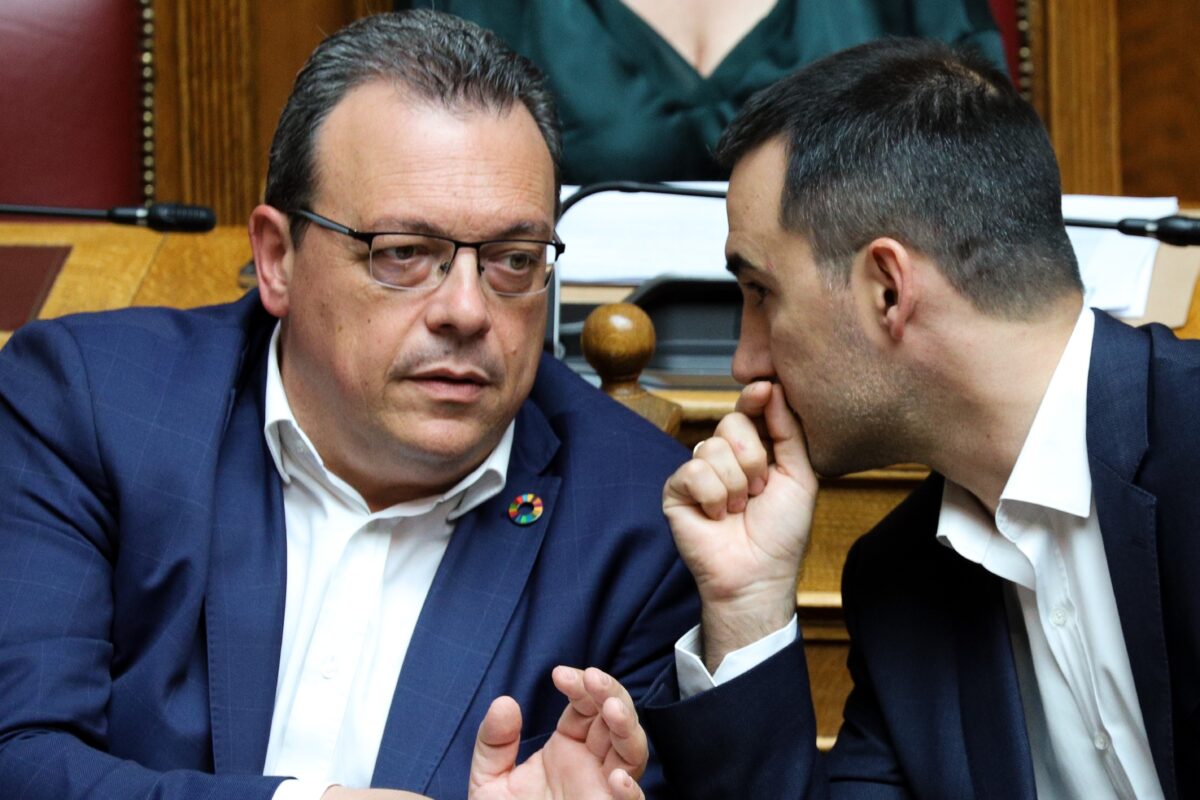 Ο Σωκράτης Φάμελλος και ο Αλέξης Χαρίτσης