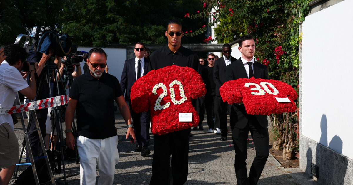 Diogo Zota: Liverpool leader Virzil van Dyk at the funeral – now and veterans Portuguese internationals give the “present”