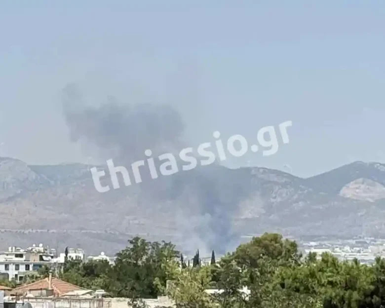 Φωτιά στον Ασπρόπυργο Αττικής – Επιχειρούν εναέρια μέσα