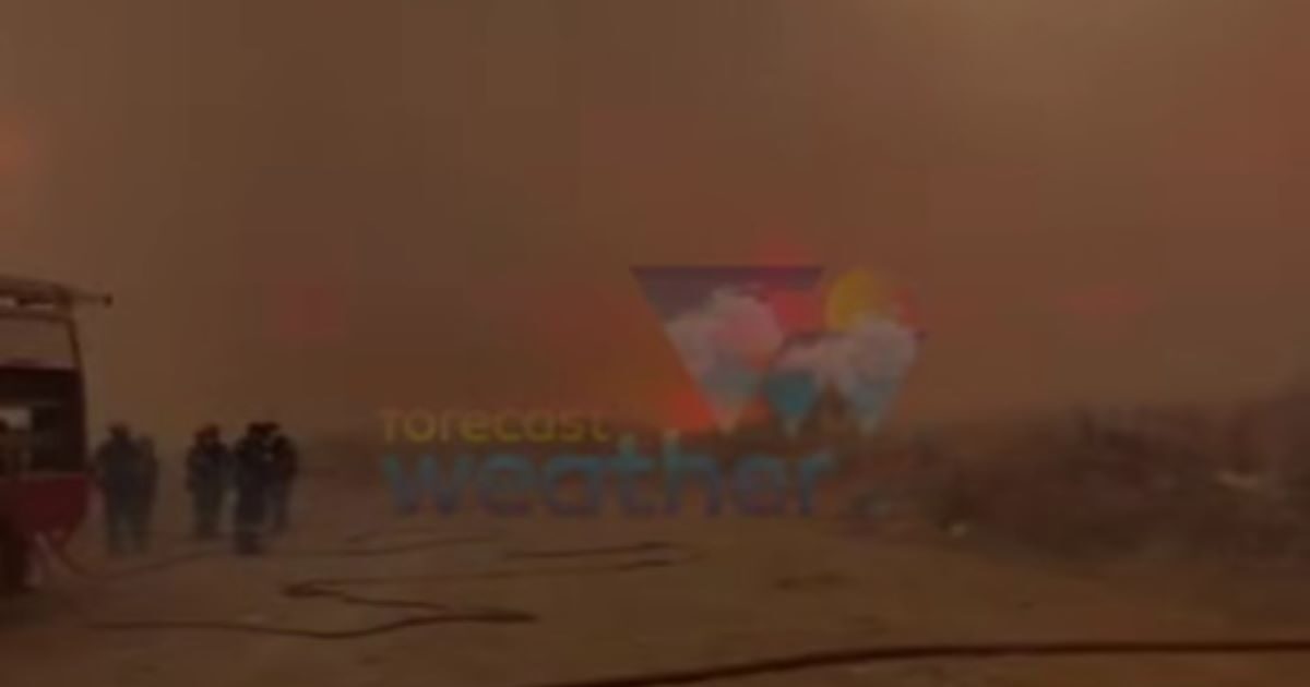 Fire in Euboea: Shocking videos with volunteers trying to save the Halkida Kinnakium