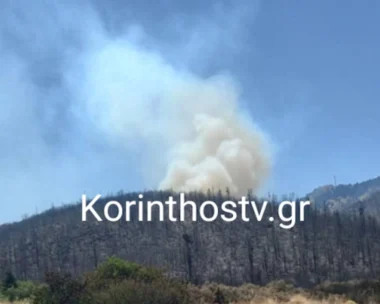 Φωτιά στον φενεο κορινθίας