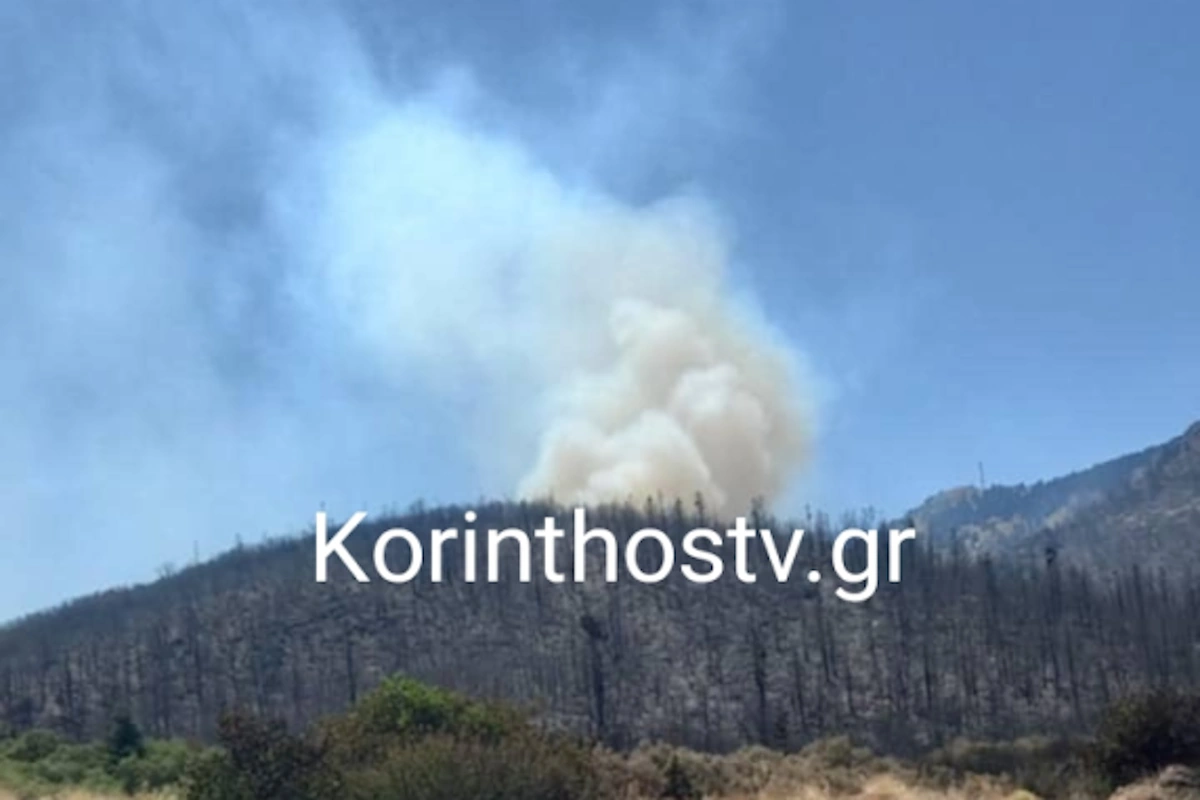 Φωτιά στον φενεο κορινθίας
