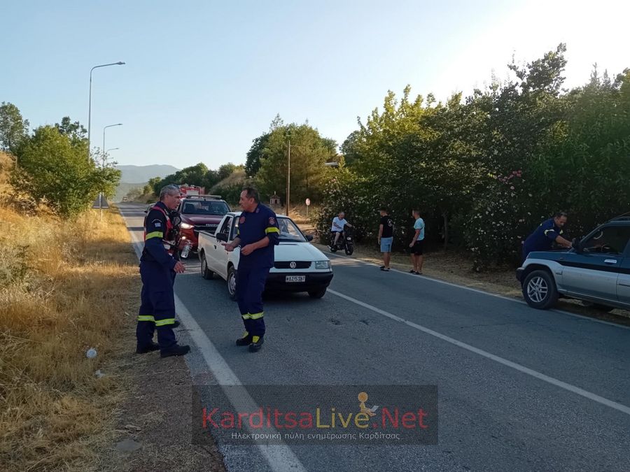 Φωτιά στην Καρδίτσα / φωτο από karditsalive.net