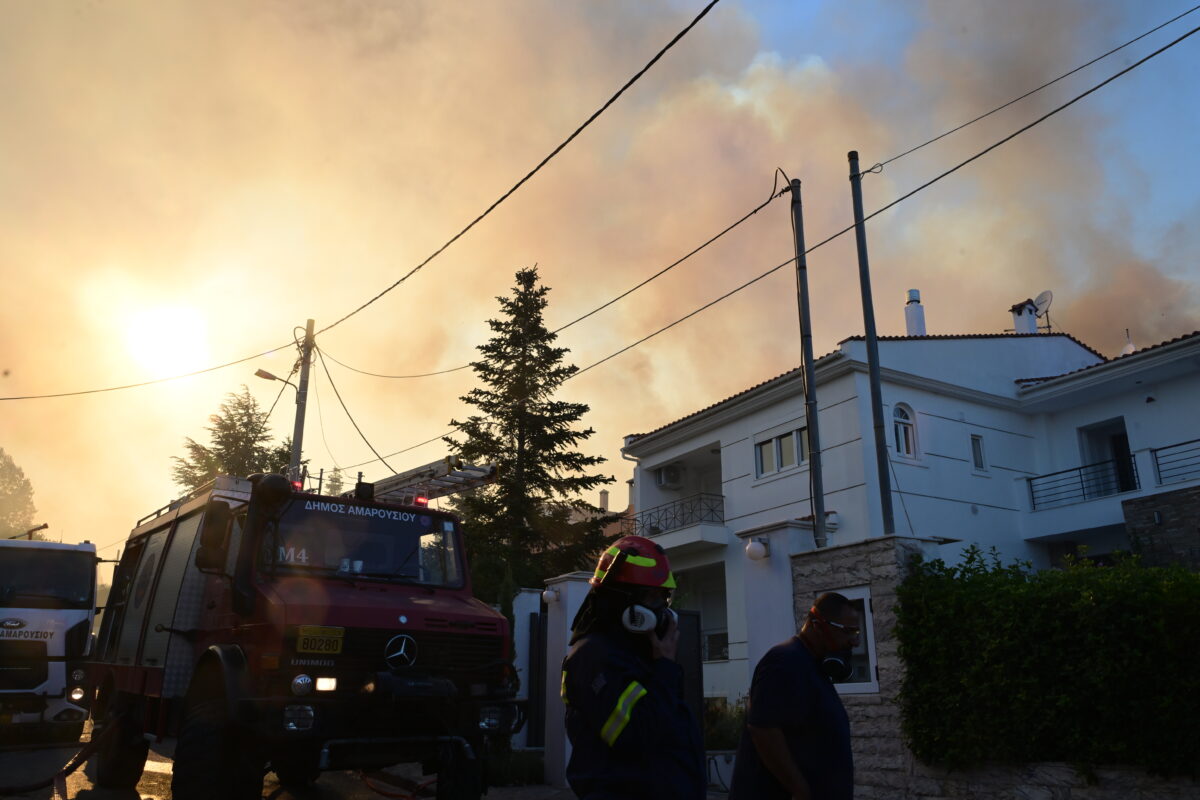 Φωτιά στο Κρυονέρι
