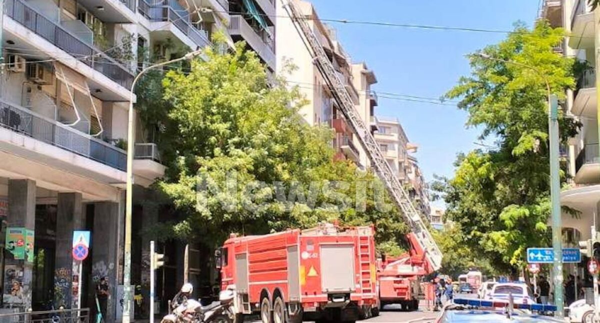 Ισχυρή δύναμη της πυροσβεστικής για τη φωτιά στη Μάρνης