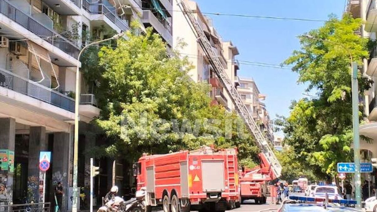 Ισχυρή δύναμη της πυροσβεστικής για τη φωτιά στη Μάρνης
