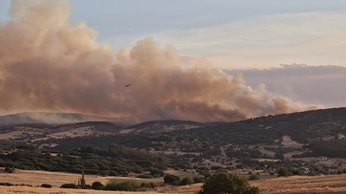 Φωτιά στο Ωραιόκαστρο: Μήνυμα από το 112 – «Παραμείνετε σε ετοιμότητα»