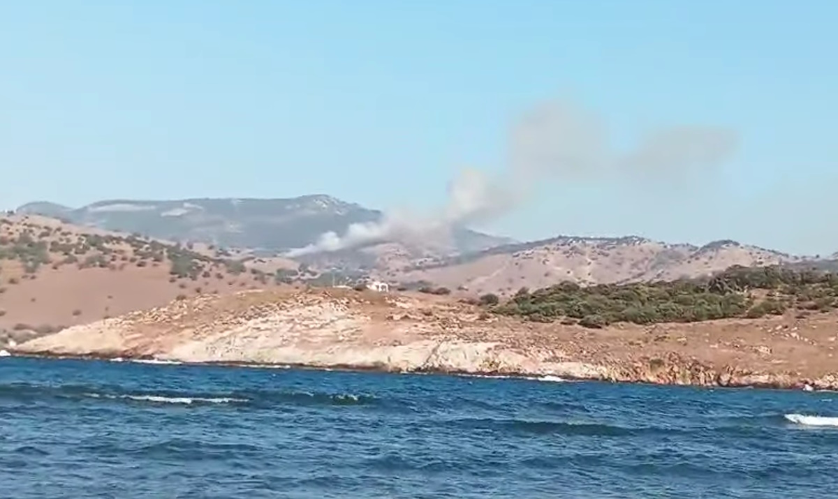 Φωτιά στο Σκαλοχώρι Λέσβου
