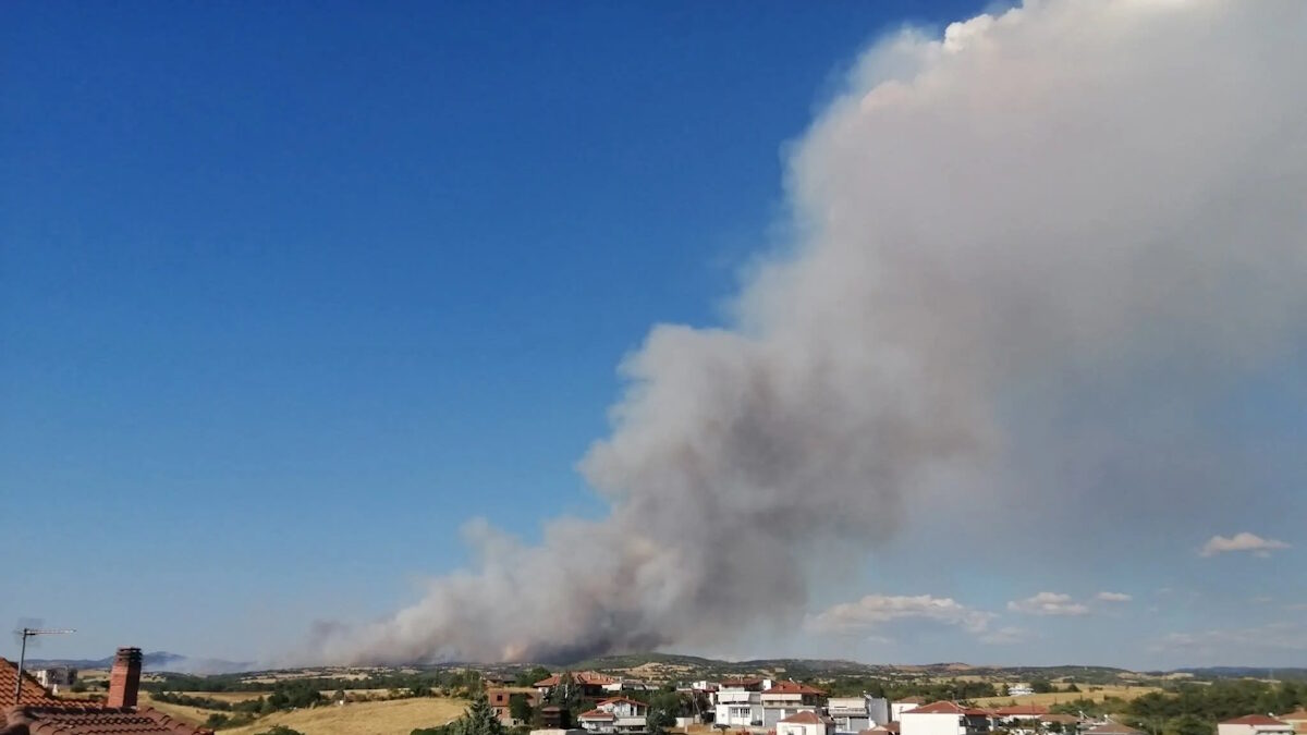 Φωτιά στην Άσσηρο Θεσσαλονίκης