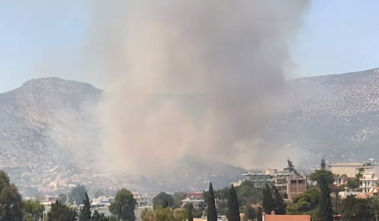 Φωτιά στην Αλυκή