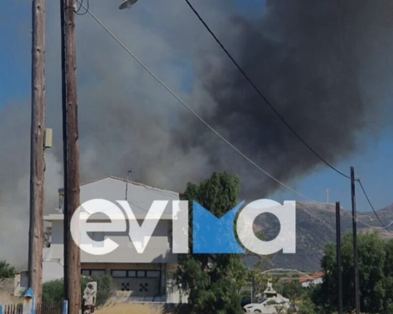 Φωτιά στο Αλιβέρι: Μήνυμα του 112 στους κατοίκους – Παραμείνετε σε ετοιμότητα