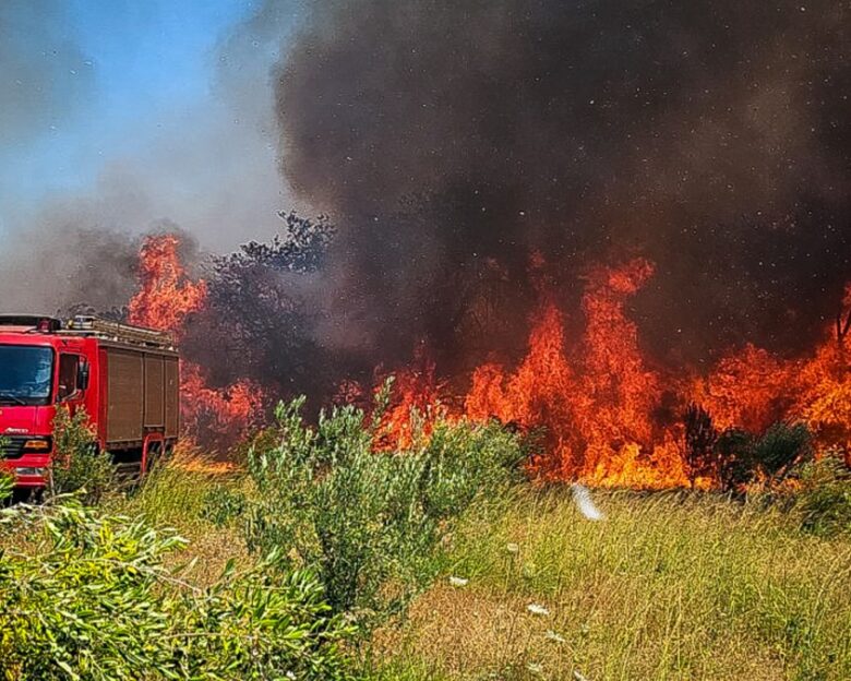 Φωτιά στο Αλιβέρι: Μήνυμα του 112 στους κατοίκους – Παραμείνετε σε ετοιμότητα