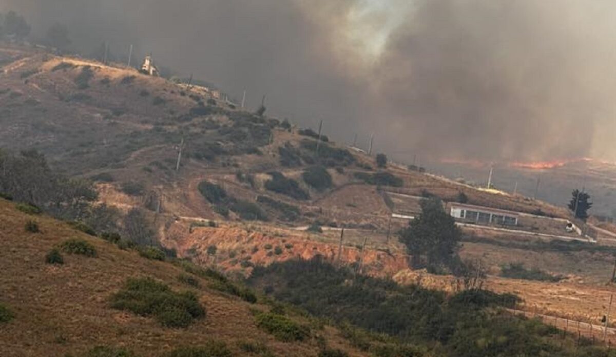Φωτιά στη Δροσοπηγή