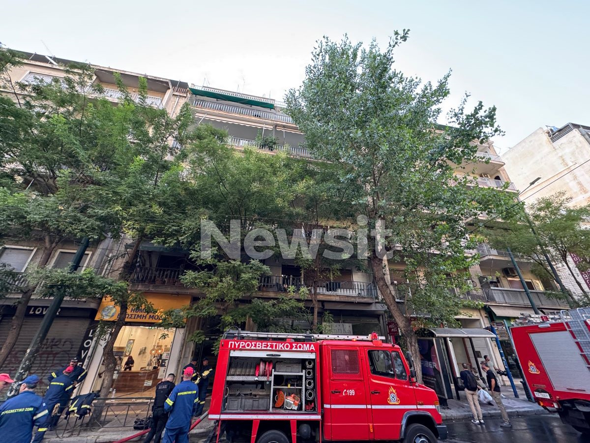 Φωτιά στο διαμέρισμα του Πέτρου Φιλιππίδη