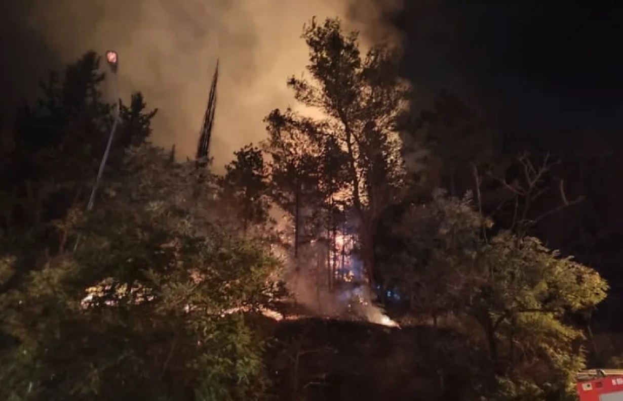 Fire in Ioannina