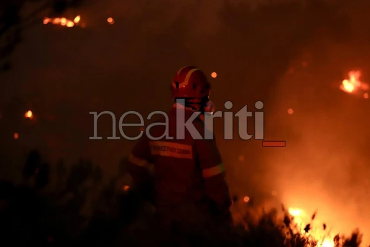 Φωτιά στην Ιεράπετρα