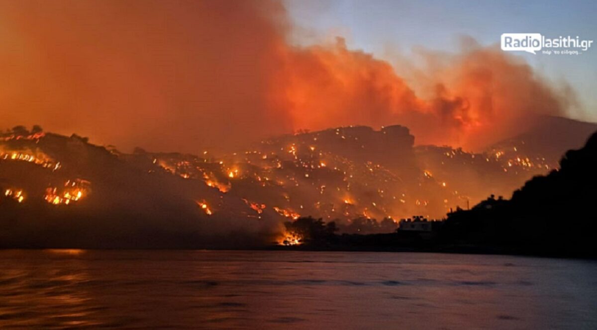Φωτιά στην Ιεράπετρα