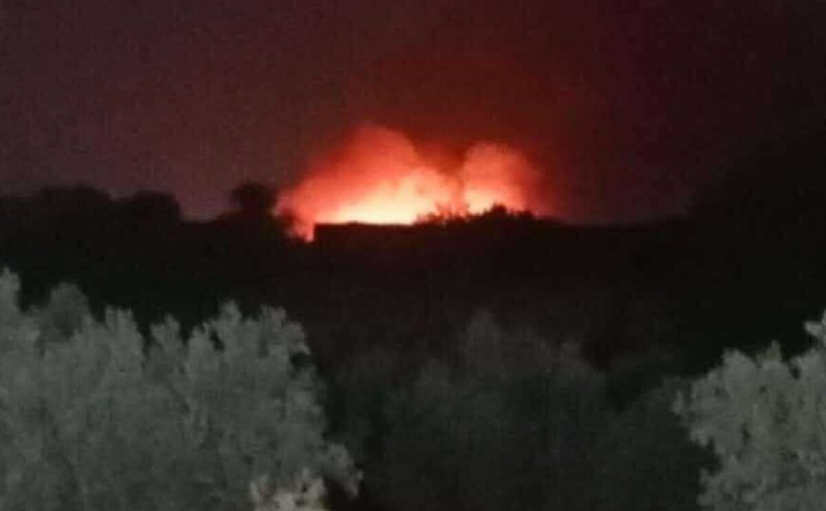 Φωτιά στα Μέγαρα