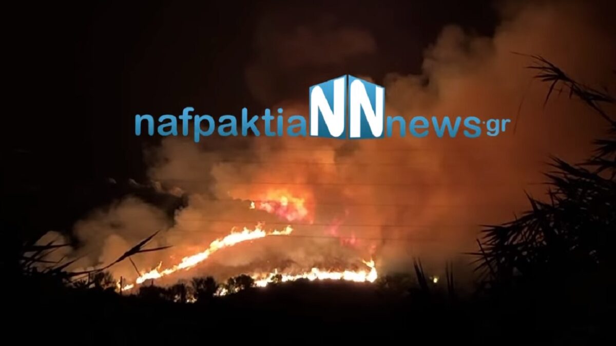 Φωτιά στη Ναυπακτία