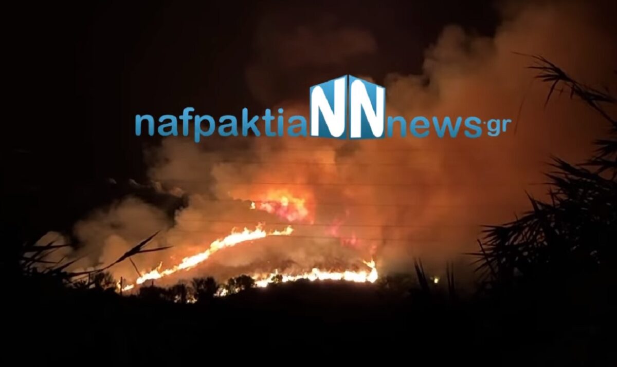 Φωτιά στη Ναυπακτία