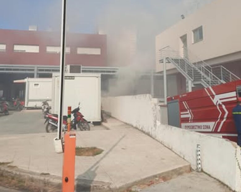 Πάτρα: Φωτιά στο Γενικό Νοσοκομείο «Άγιος Ανδρέας» – Ισχυρές δυνάμεις στο σημείο