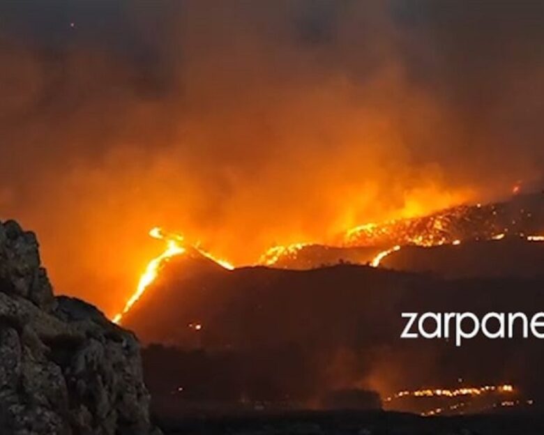 Φωτιά στα Χανιά: Δύσκολο βράδυ στο Σέλινο – Κάηκαν σπίτια, δυο άτομα στο Κέντρο Υγείας