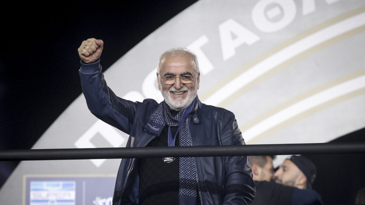 Ο Ιβάν Σαββίδης σε αγώνα του ΠΑΟΚ