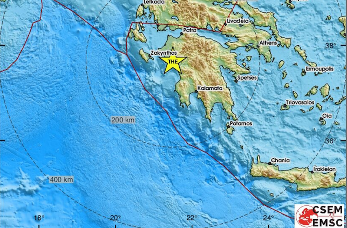 Σεισμός στην Ηλεία