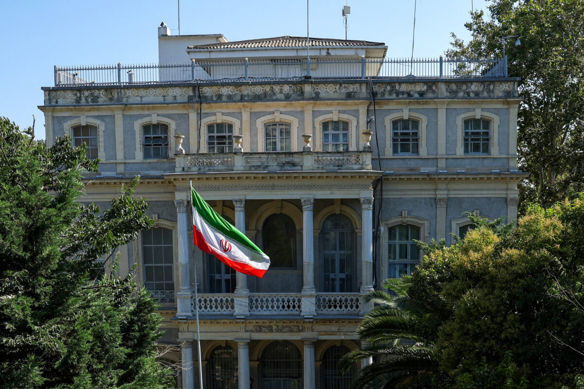 Γενική άποψη του ιρανικού προξενείου στην Κωνσταντινούπολη / REUTERS / Dilara Senkaya