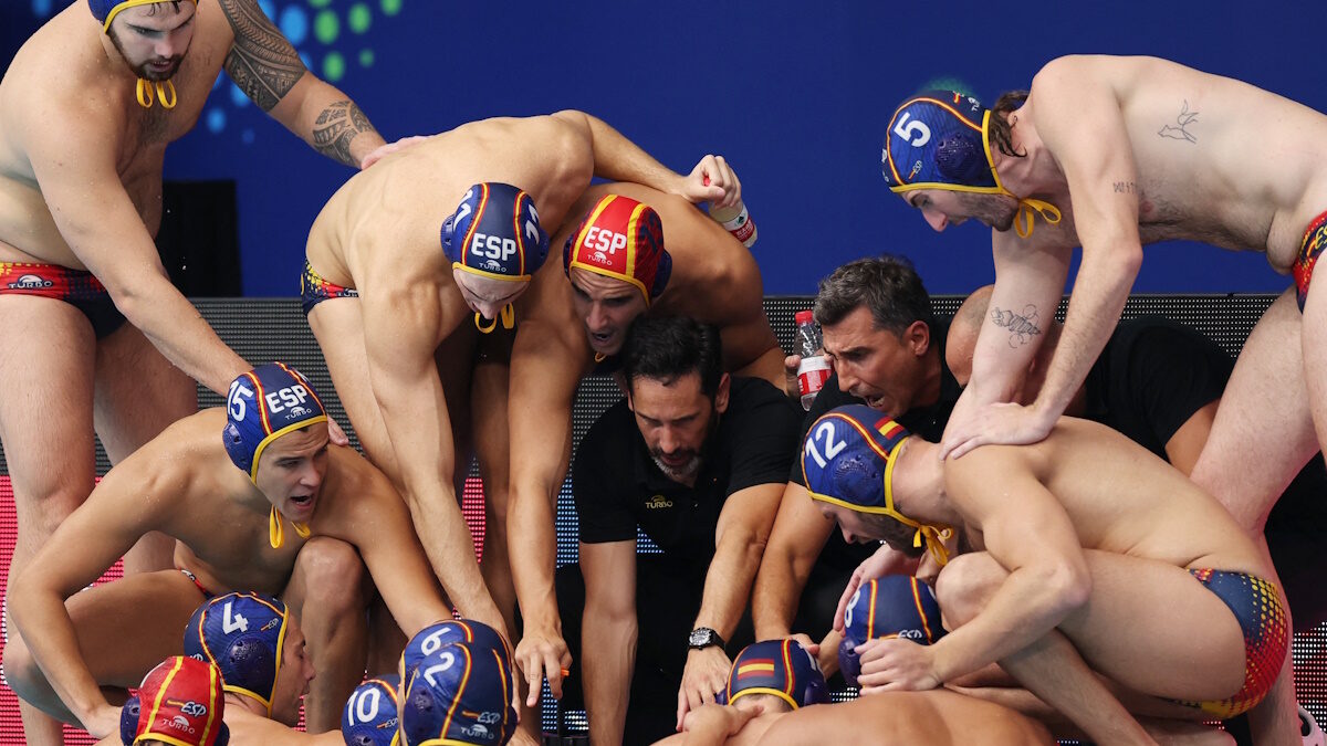 Η Εθνική πόλο ανδρών της Ισπανίας (ΦΩΤΟ REUTERS