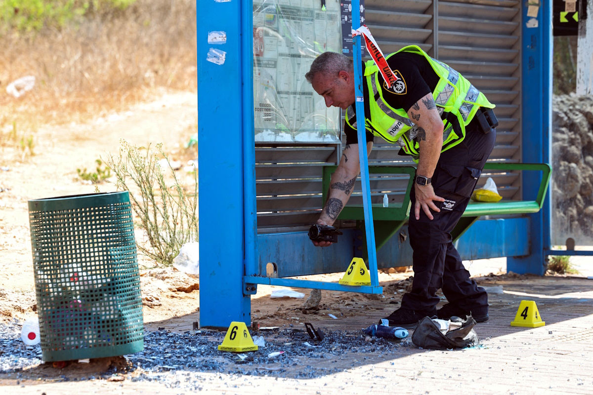 Israel - bus stop