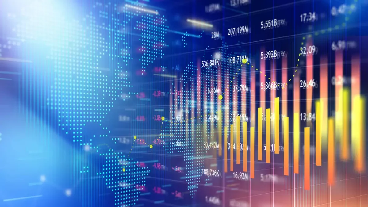 Abstract Digital Currency and Exchange Stock