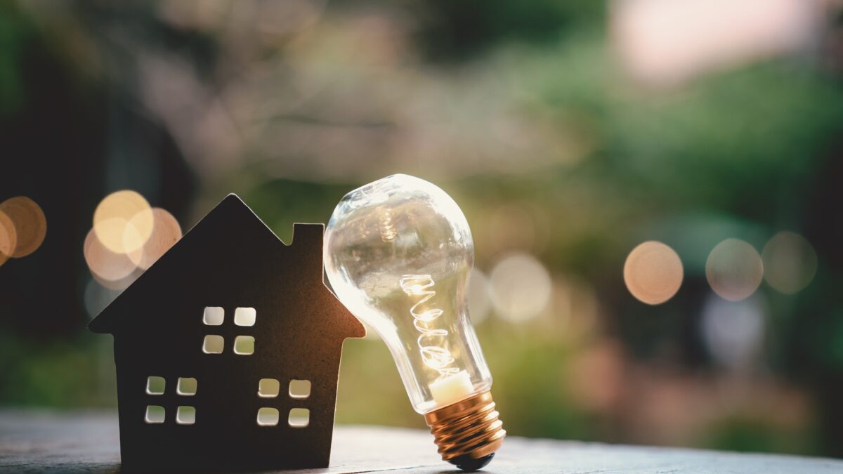 Creative light bulb idea, power energy or business