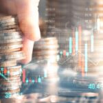Finance and money technology background concept of business prosperity and asset management