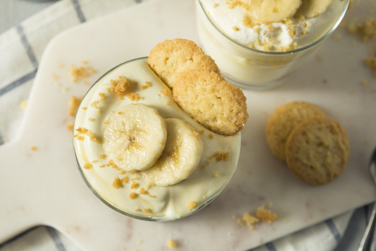 Sweet Homemade Banana Pudding with Vanilla Wafers