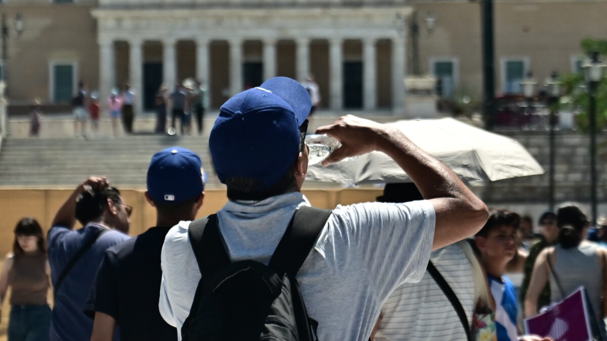 Υψηλές θερμοκρασίες στο κέντρο της Αθήνας