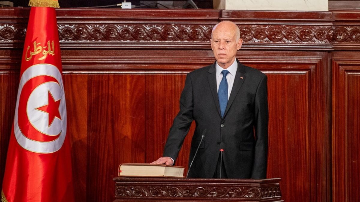 Ο πρόεδρος της Τυνησίας, Καΐς Σάγεντ