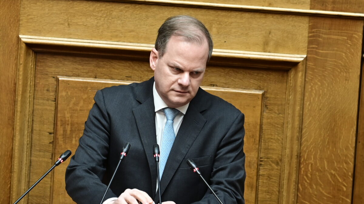 Ο Κώστας Αχ. Καραμανλής στη Βουλή